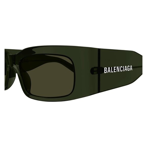 New BALENCIAGA Green Square BB0328S 006 Sunglasses Women - Picture 3 of 4